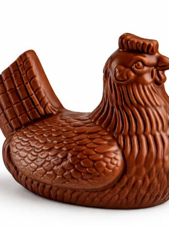 Poulette chocolat au lait 15,5 cm