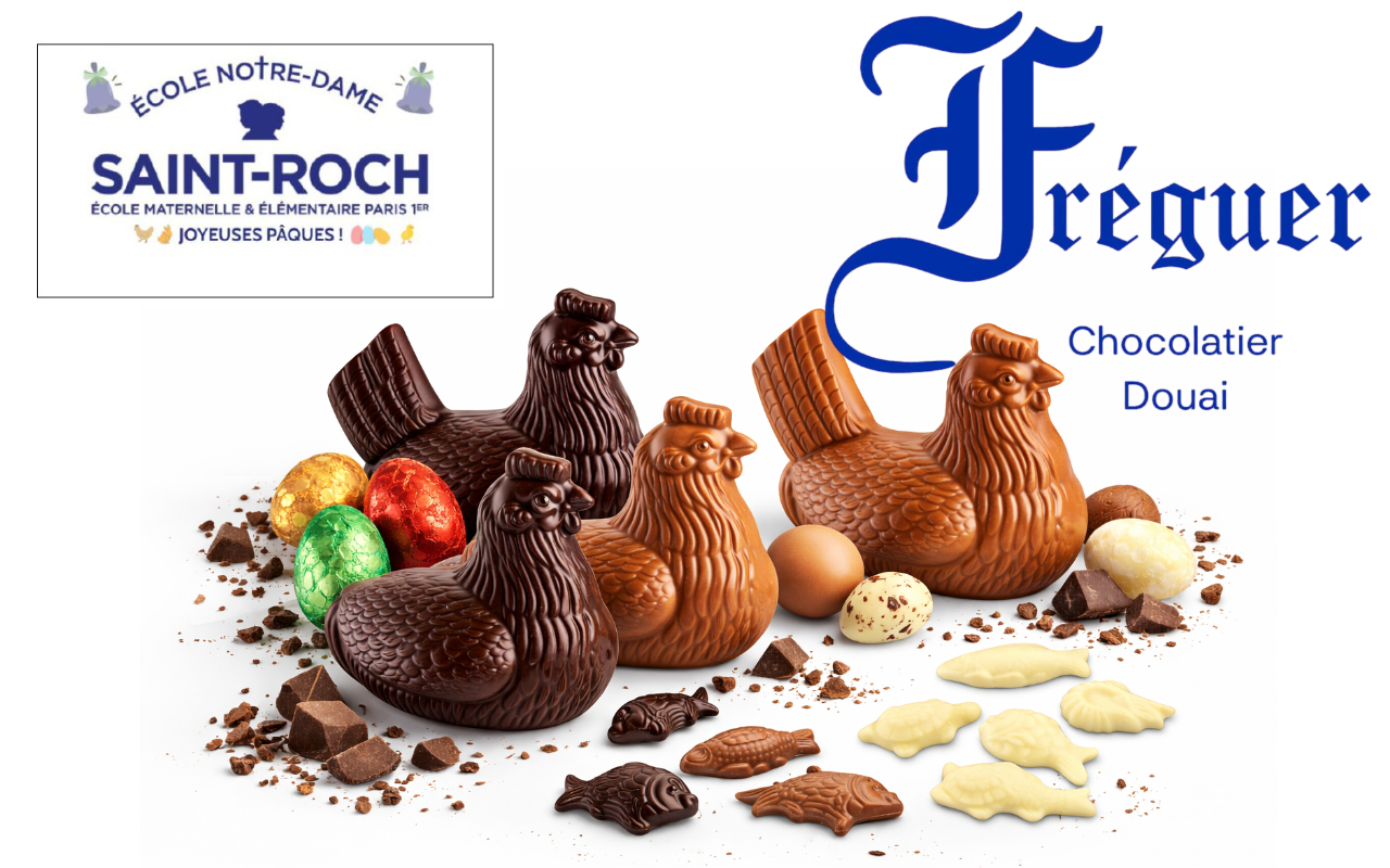 Chocolats de Pâques — Poulettes en chocolat garni